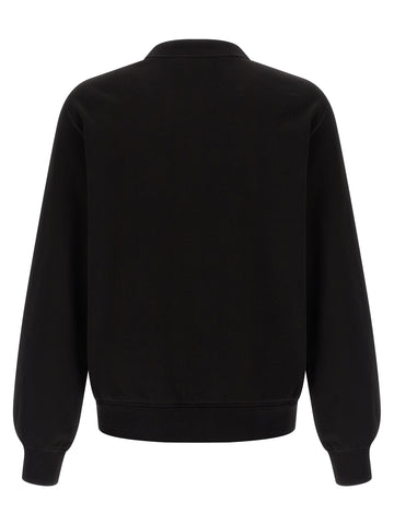 Black Cotton Sweatshirt
