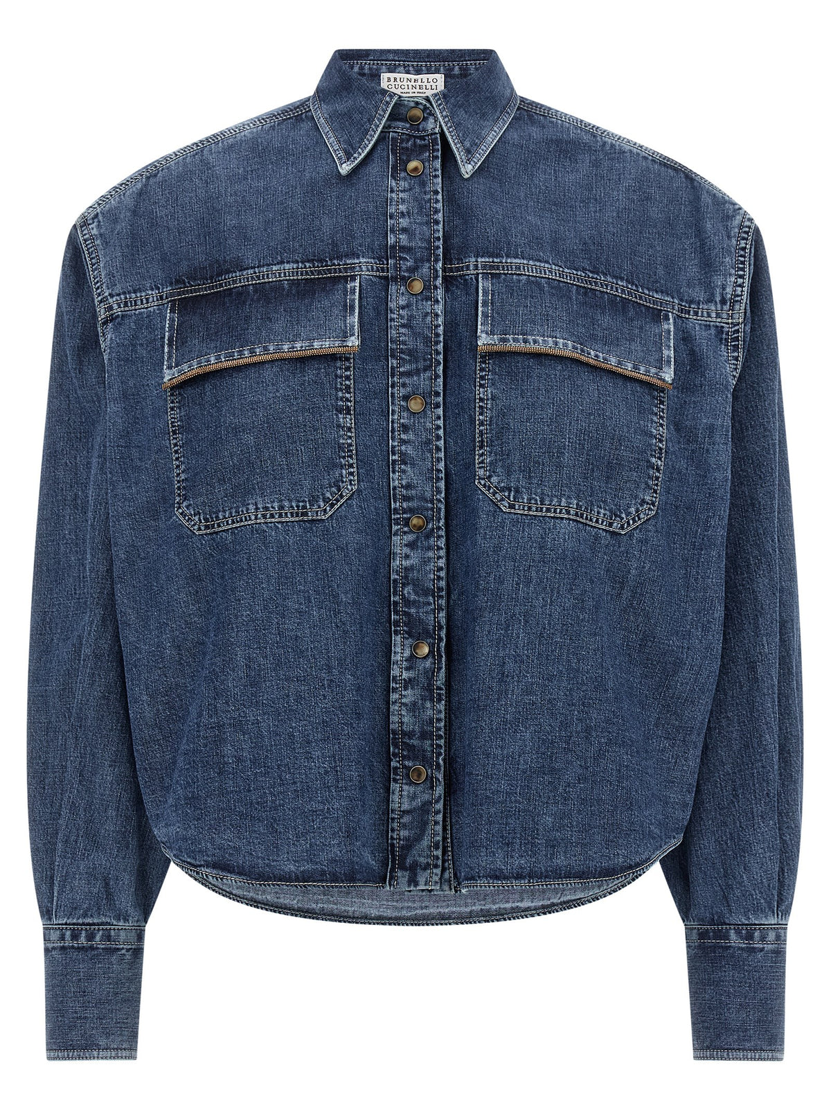 Blue Cotton Blouse