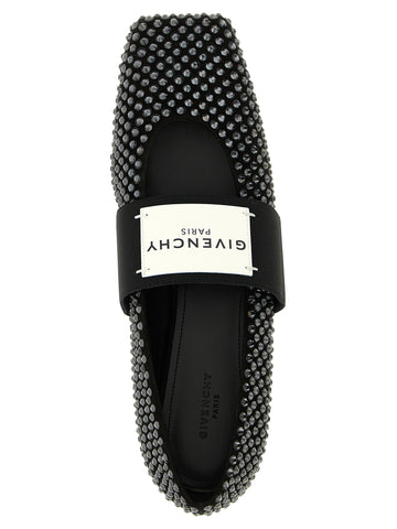 Black Calfskin Ballet Flats