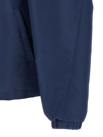 Blue Polyester Shell Jacket
