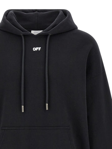 Black Cotton Sweatshirt
