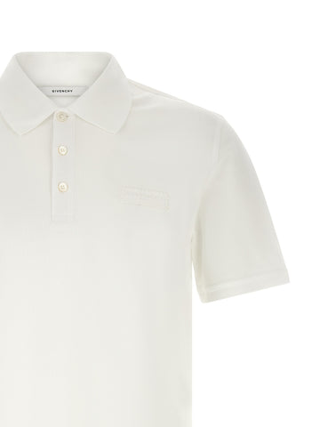 White Cotton Polo Shirt