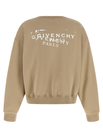 Beige Cotton Sweatshirt