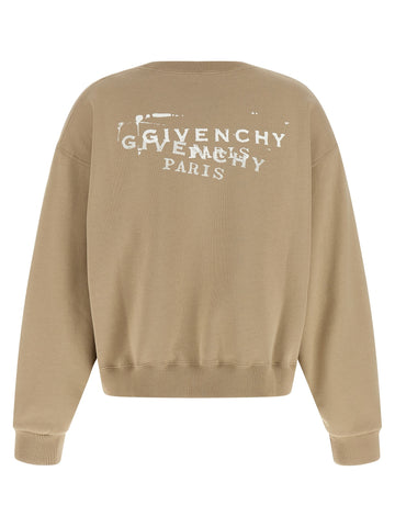 Beige Cotton Sweatshirt