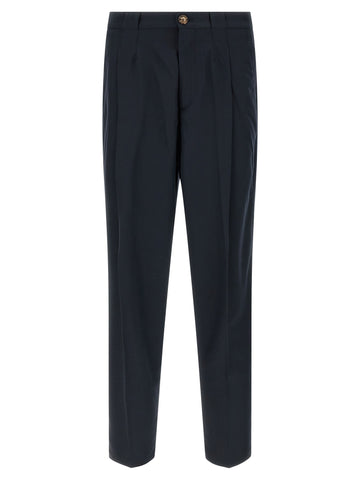 Blue Cotton Chino Pants