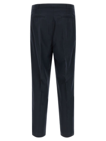 Blue Cotton Chino Pants