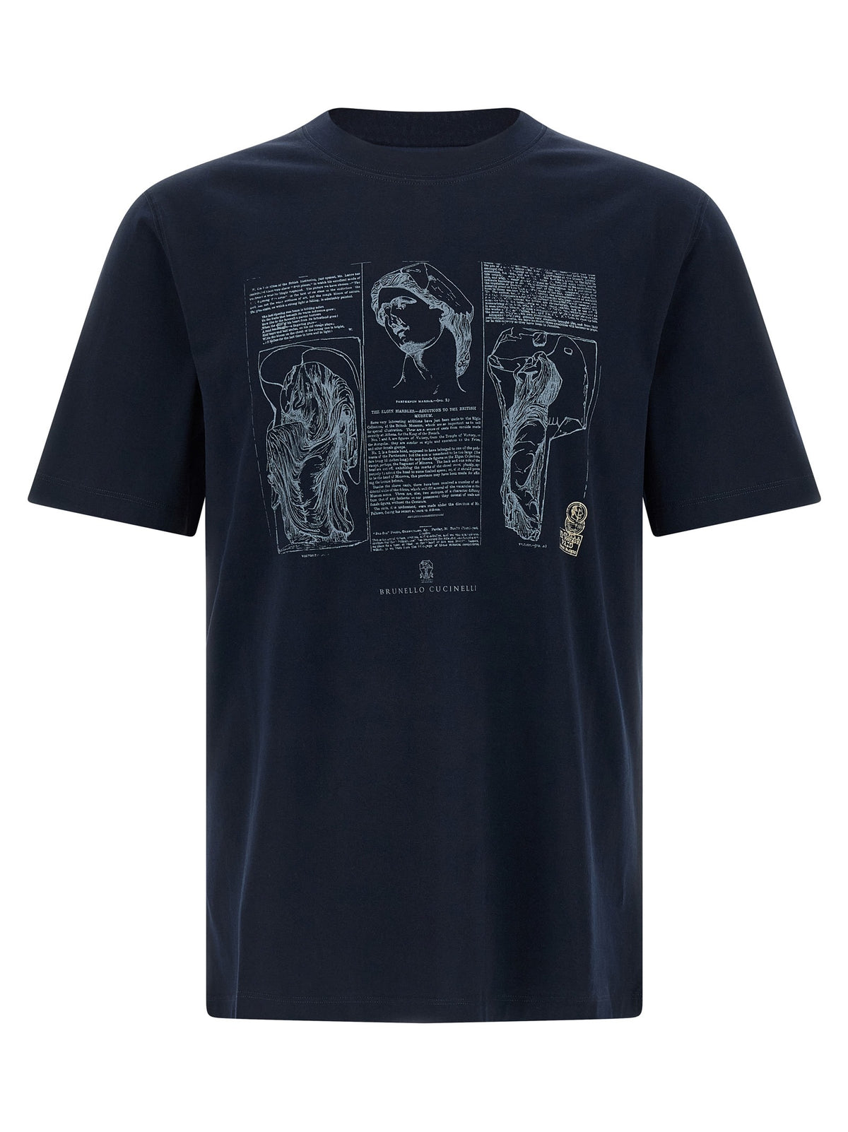 Blue Cotton T-Shirt