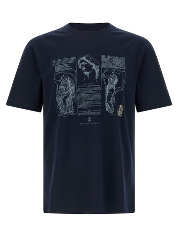 Blue Cotton T-Shirt