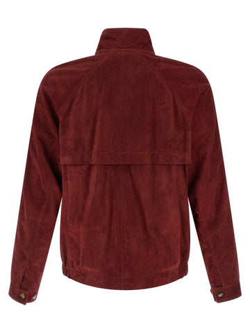 Multicolor Lamb Leather Leather Jacket