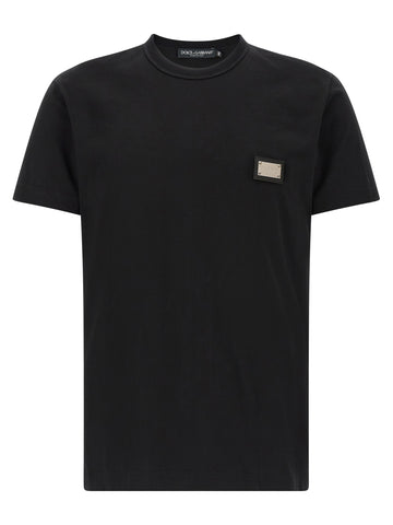 Black Cotton T-Shirt