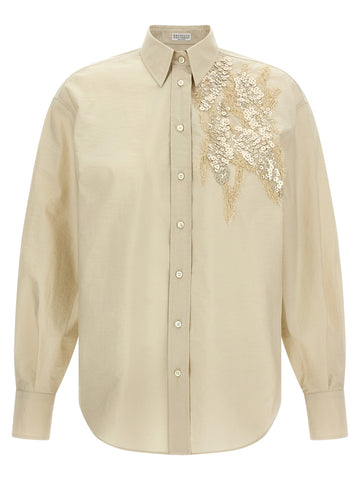 Beige Cotton Blouse
