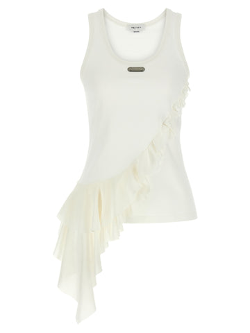 White Cotton Tank Tops