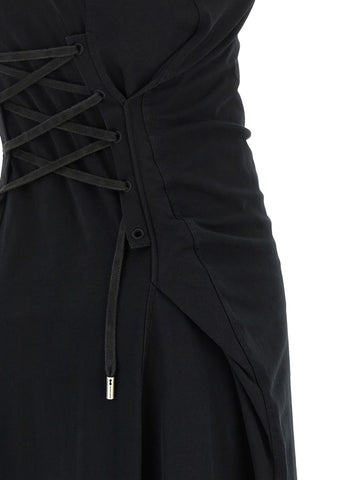 Black Cotton Long Dress