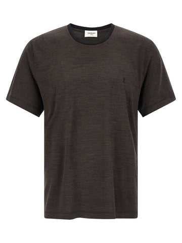 Brown Wool T-Shirt