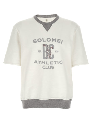White Cotton Sweatshirt