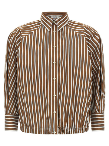 Brown Cotton Blouse