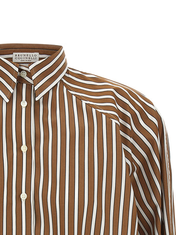 Brown Cotton Blouse