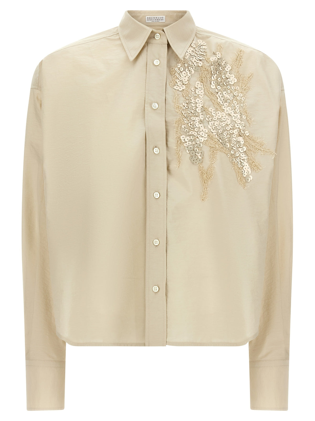 Beige Cotton Blouse
