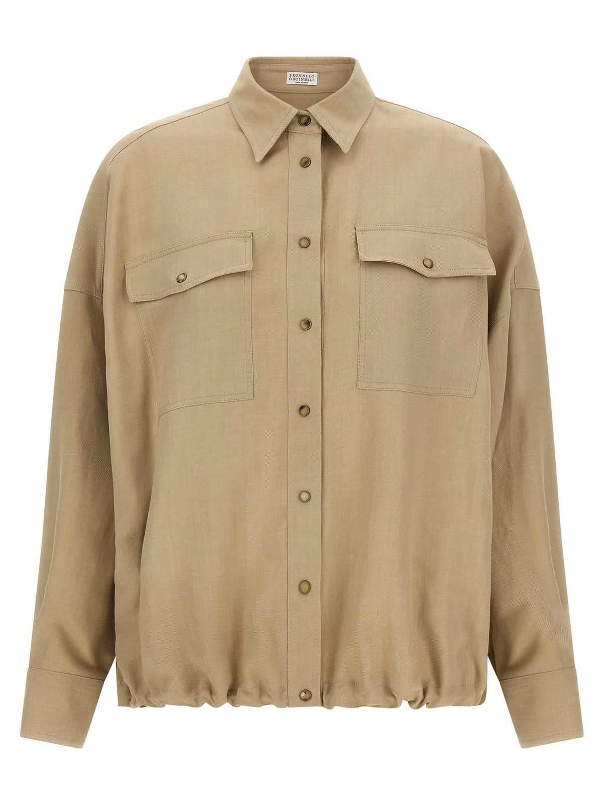 Beige Viscose Blouse