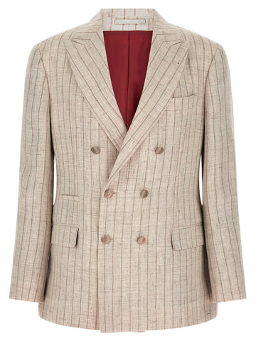 Gray Linen Blazer