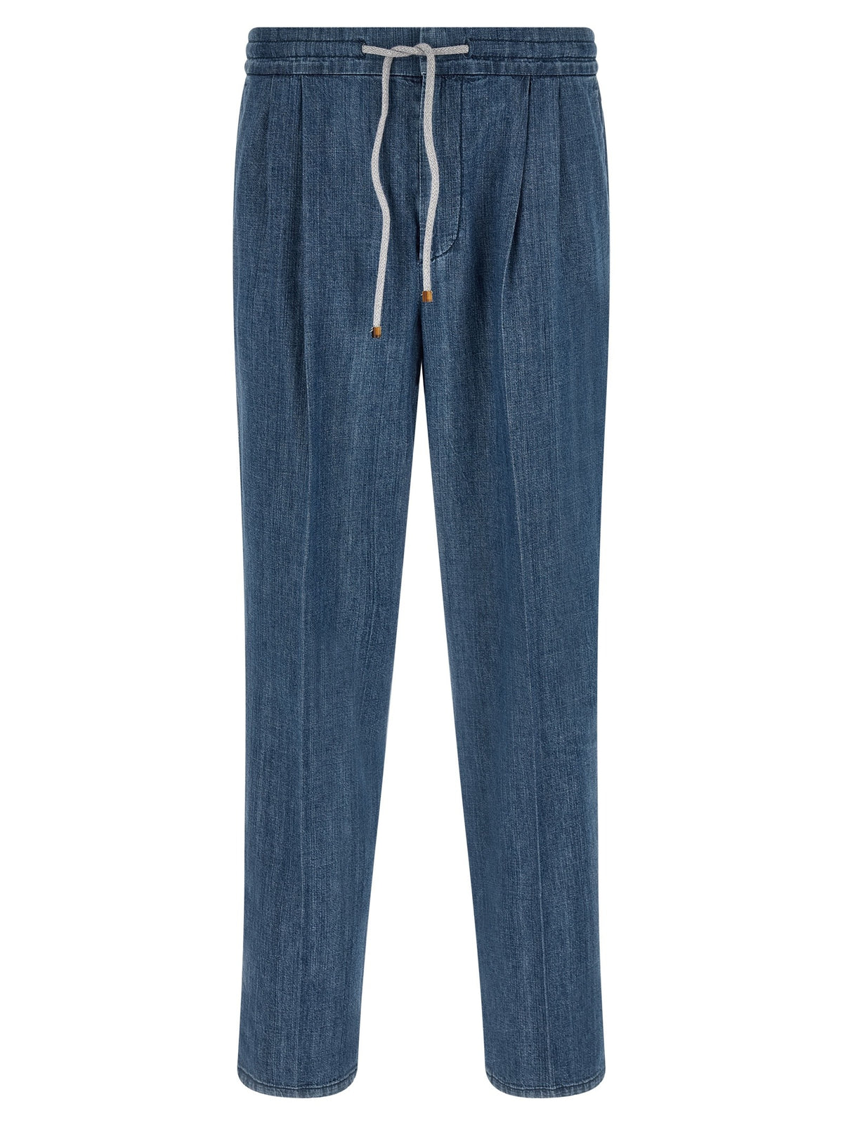 Blue Cotton Relaxed Fit Jeans