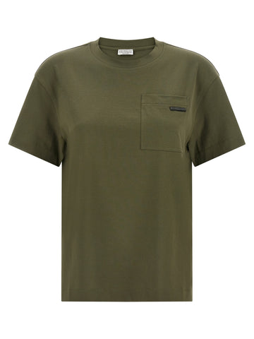 Bicolor Cotton T-Shirt