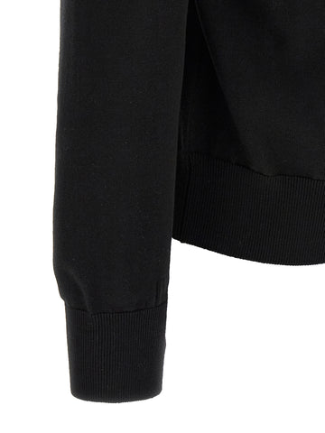 Black Virgin Wool Cardigan