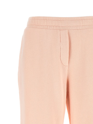 Multicolor Cotton Athletic Pants