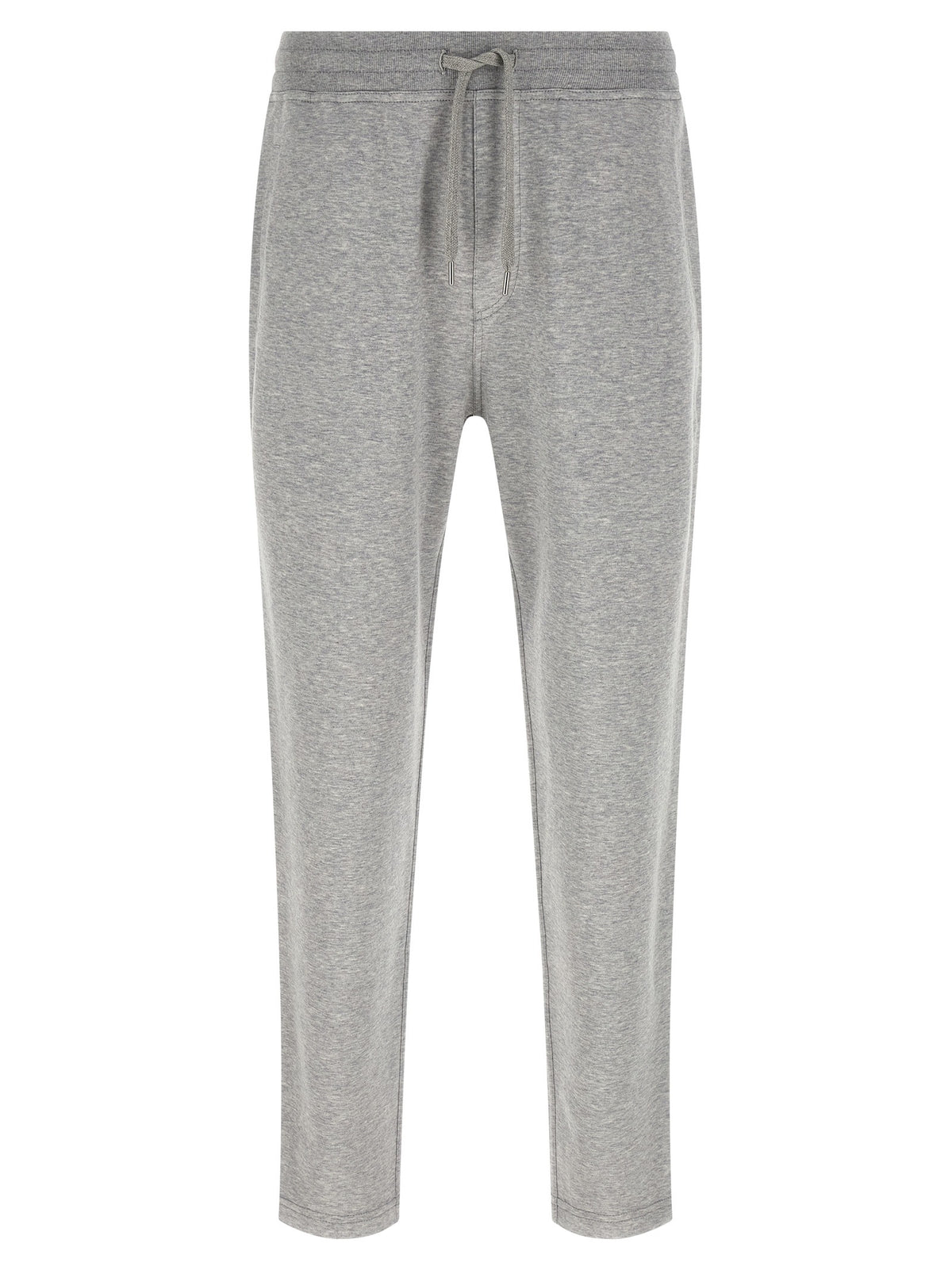 Gray Cotton Athletic Pants