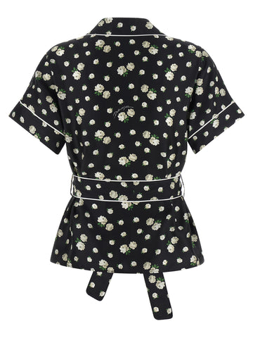 Black Silk Blouse