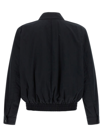 Black Cotton Shell Jacket