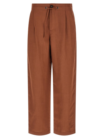 Multicolor Viscose Casual Pants