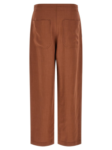 Multicolor Viscose Casual Pants
