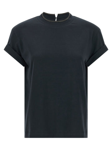 Blue Cotton T-Shirt