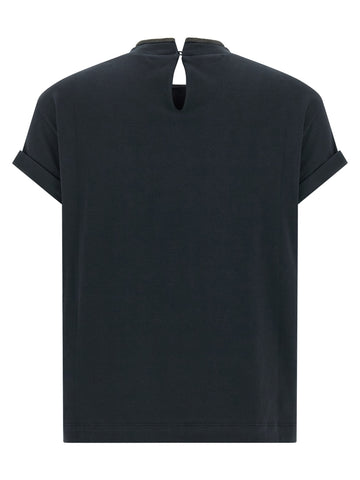 Blue Cotton T-Shirt