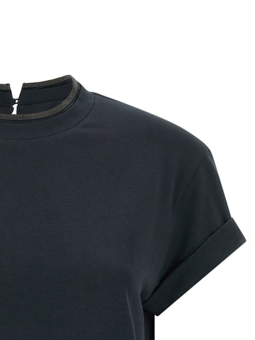 Blue Cotton T-Shirt