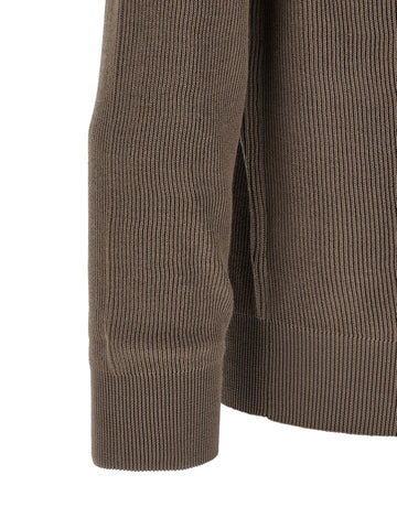 Brown Cotton Polo Shirt