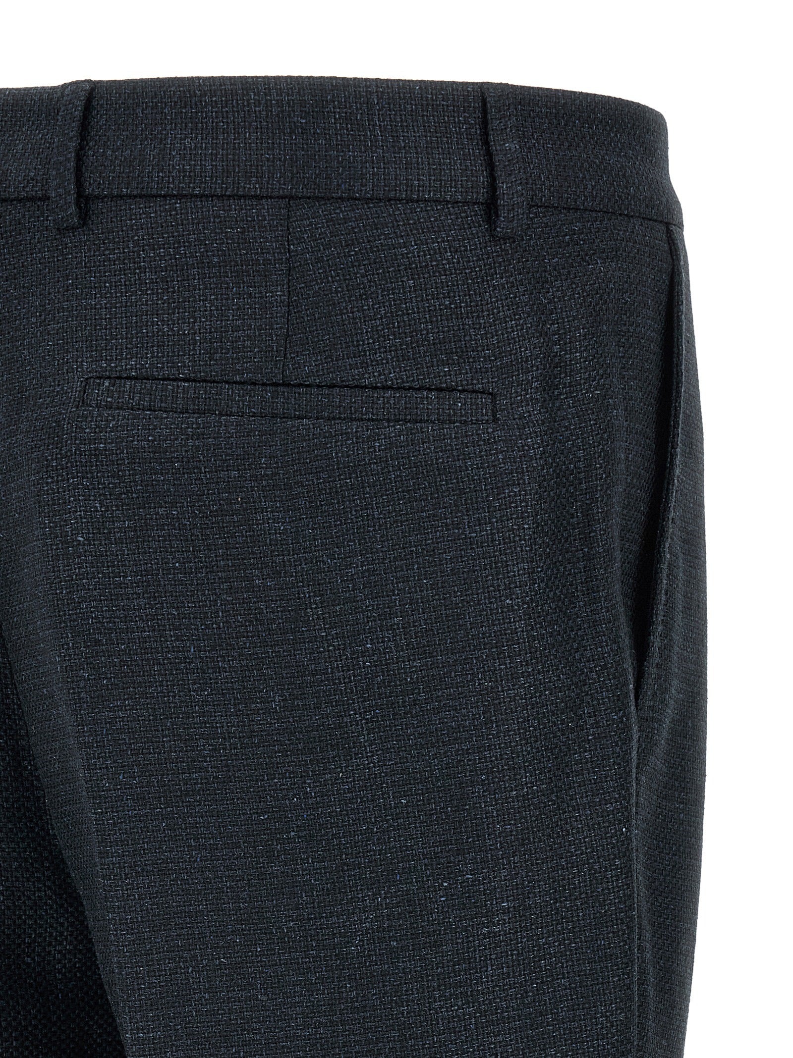 Blue Silk Two-Piece Suit