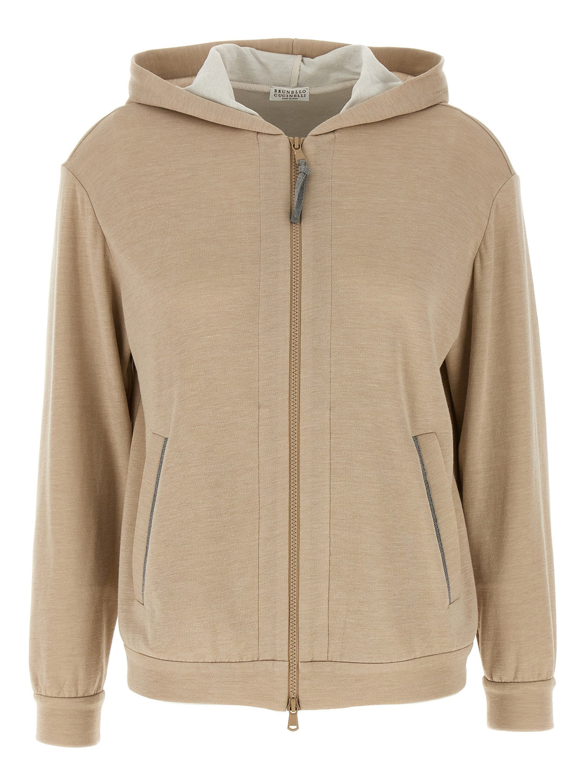 Beige Cotton Cardigan