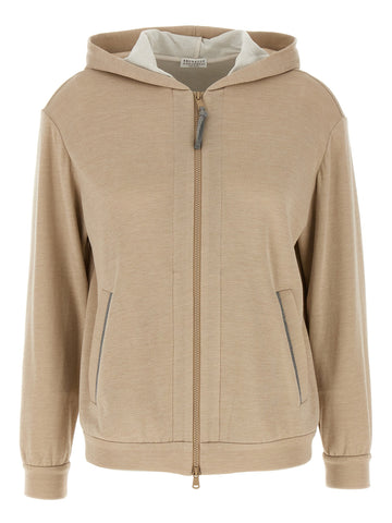Beige Cotton Cardigan