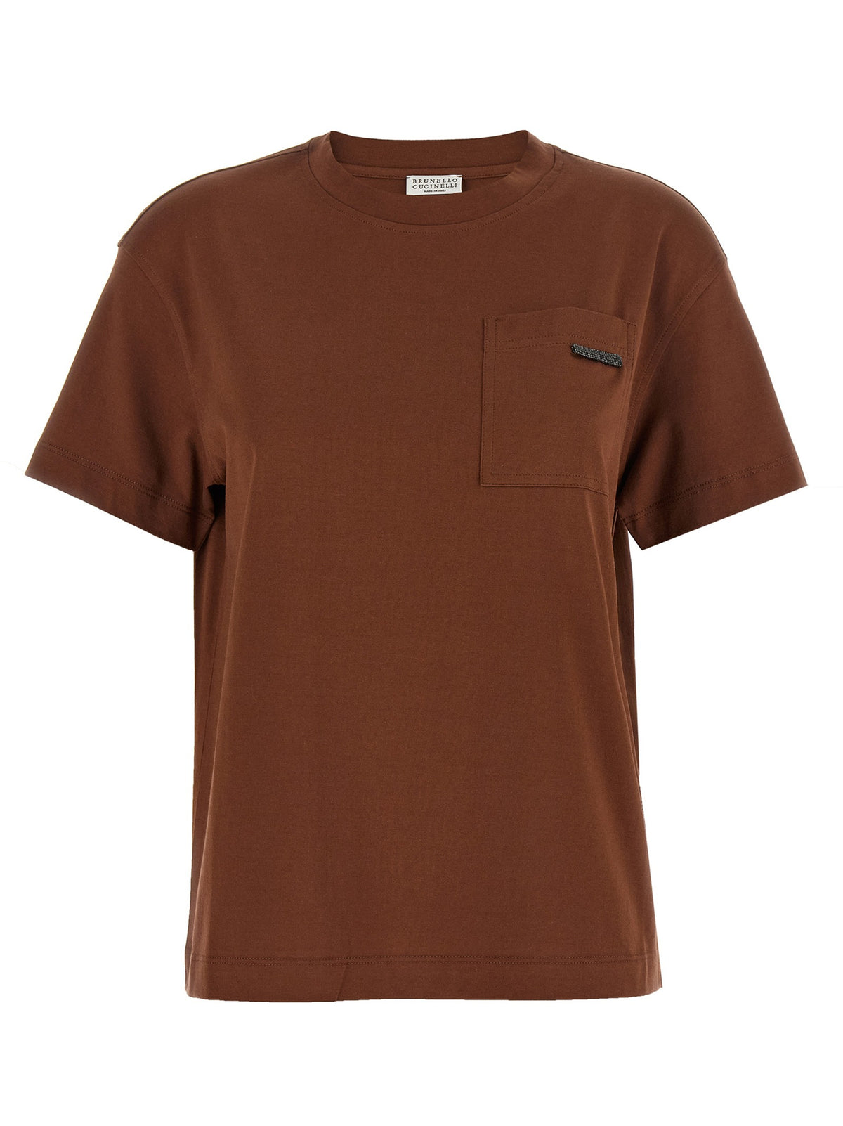 Brown Cotton T-Shirt