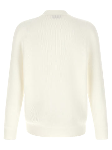 White Cotton Cardigan