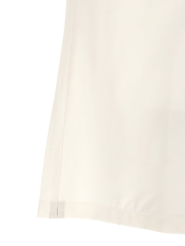 White Virgin Wool Polo Shirt