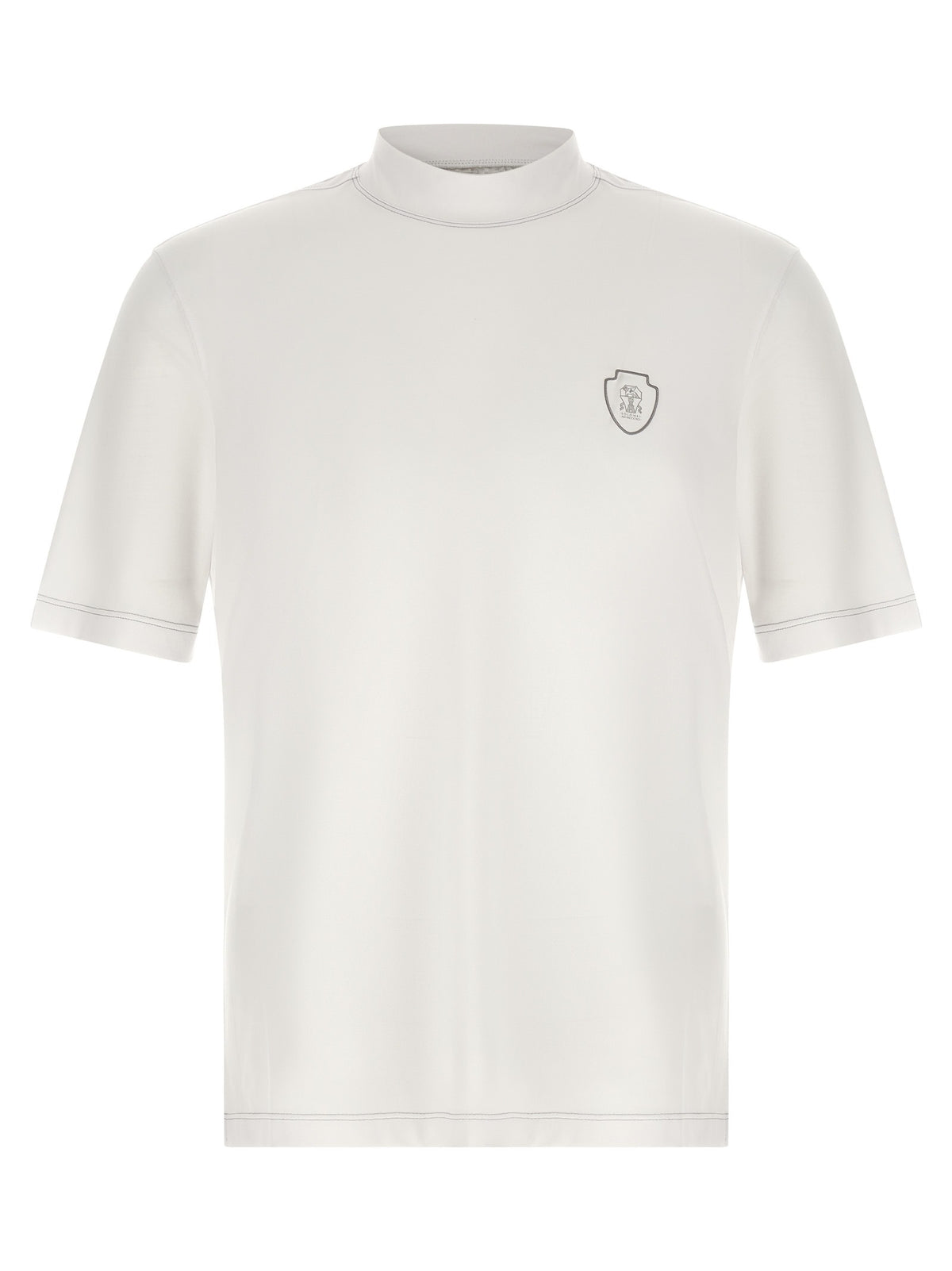 White Polyamide T-Shirt