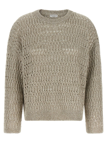 Beige Linen Cardigan