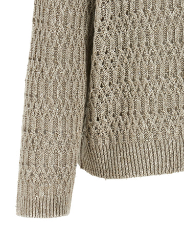 Beige Linen Cardigan