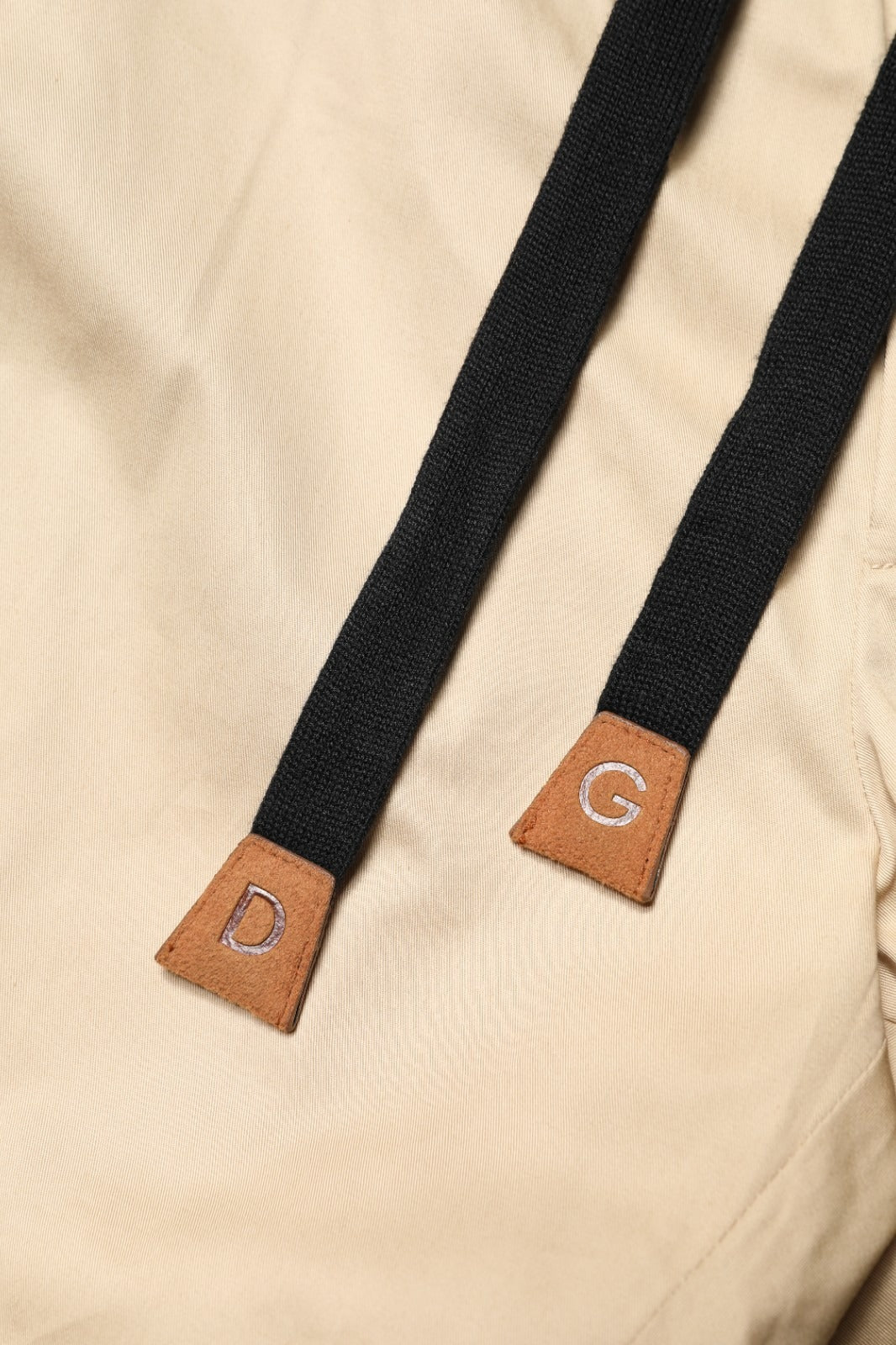 Beige Cotton Skinny Men Jogger Trouser Pants