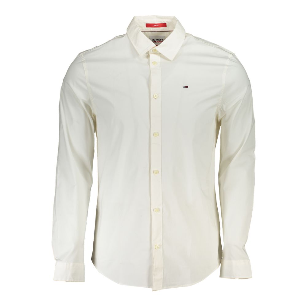 White Cotton Men's Shirt