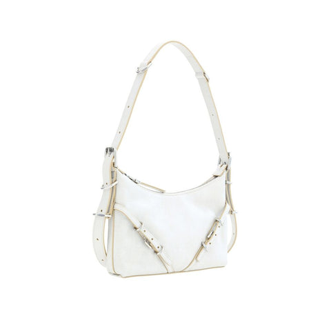 White Leather Shoulder Bag