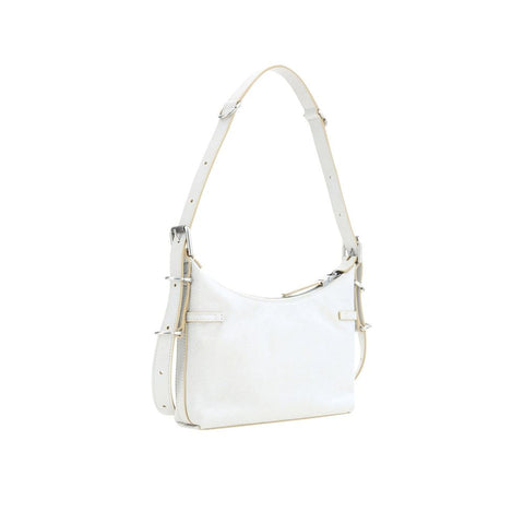 White Leather Shoulder Bag